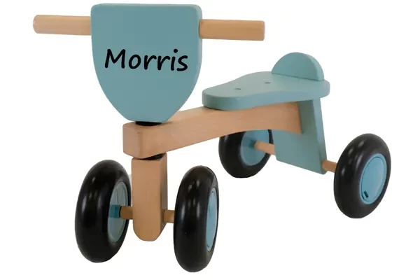 Optioneel: zwarte naamsticker