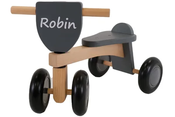 Optioneel: witte naamsticker