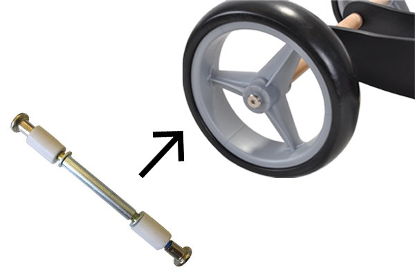 Geschikt voor wiel met grijze spaakvelg