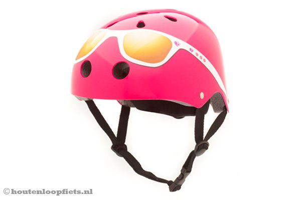 Helm pink glasses van Coconuts.