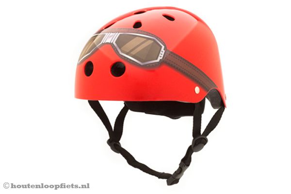 Helm red glasses van Coconuts.