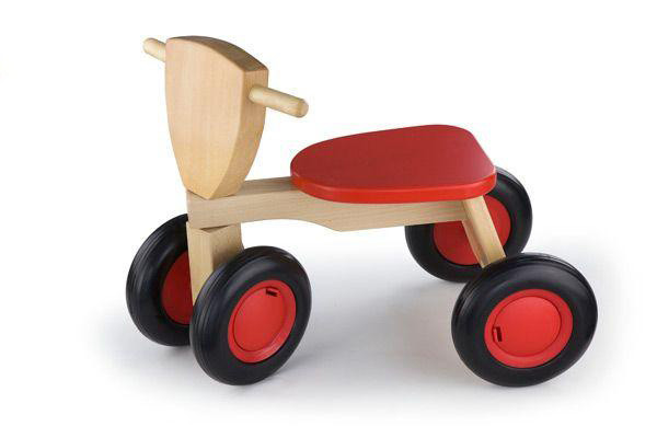 uitspraak eenvoudig token New Classic Toys Road Star rood | Houtenloopfiets.nl