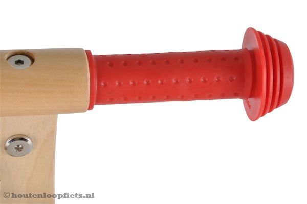 Loopfiets Handvat Woodtoys Natural racer | Houtenloopfiets.nl