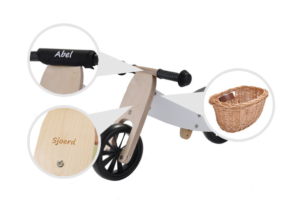 Accessoires zijn optioneel