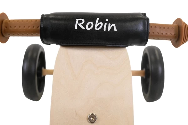 Kinbeschermer breed zwart PU