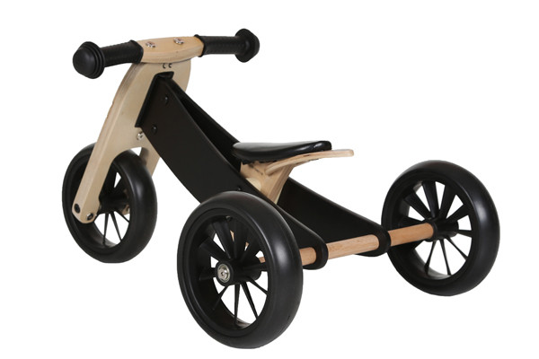 Als driewieler met laag frame.