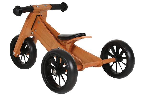 Als driewieler met laag frame.