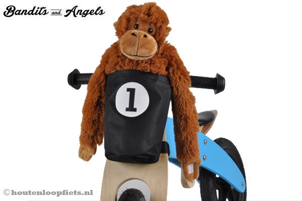 Stuurtas zwart nummer 1.