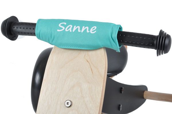 Mint groene kinbeschermer.