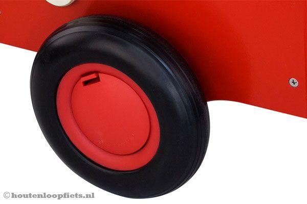 De wielen zijn ook geschikt voor houten vloeren.