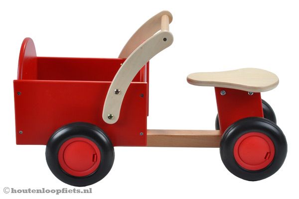 De loopfiets is geschikt als kraamcadeau.