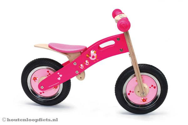 Stoere loopfiets voor meisjes vanaf 2 jaar.