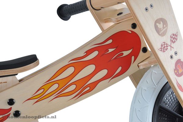 Vlammen design voor stoere kids.