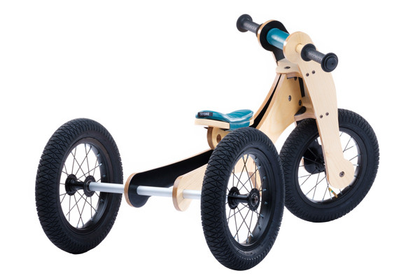 Met extra brede luchtbanden.