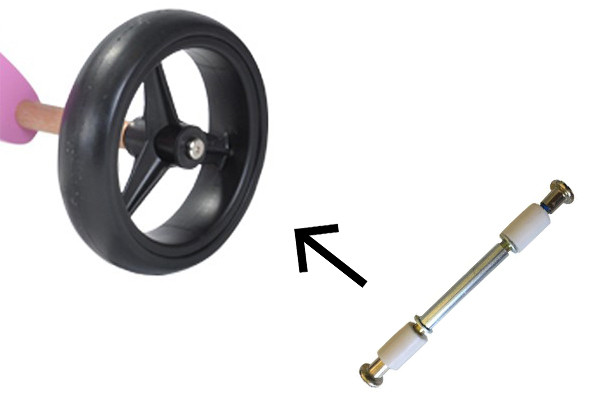 Geschikt voor wiel met zwarte spaakvelg